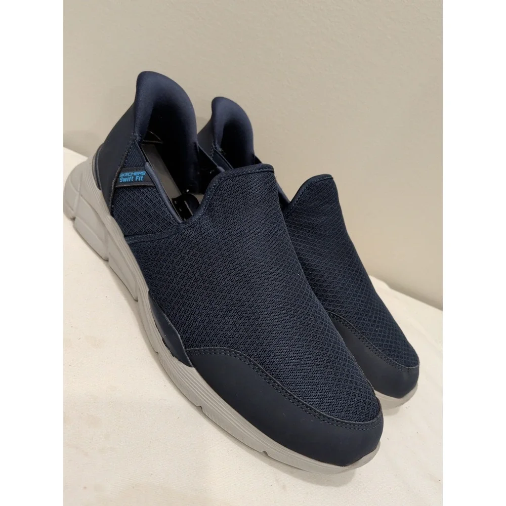 Skechers Equalizer Swift fit Memory Foam Handsfree Navy Men's Sz  11